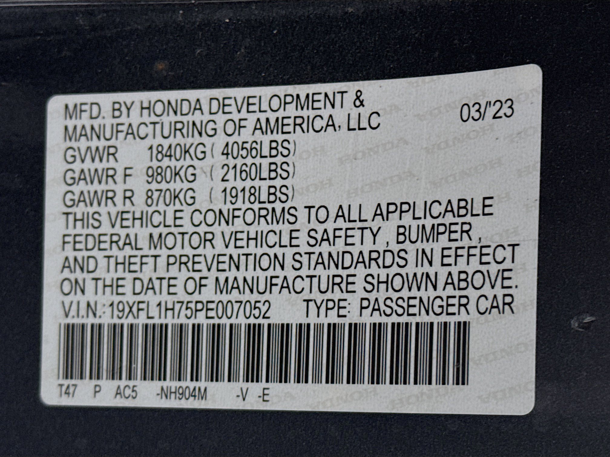 Certified 2023 Honda Civic EX-L image 31