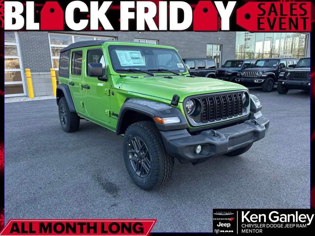 New 2025 Jeep Wrangler Sport S