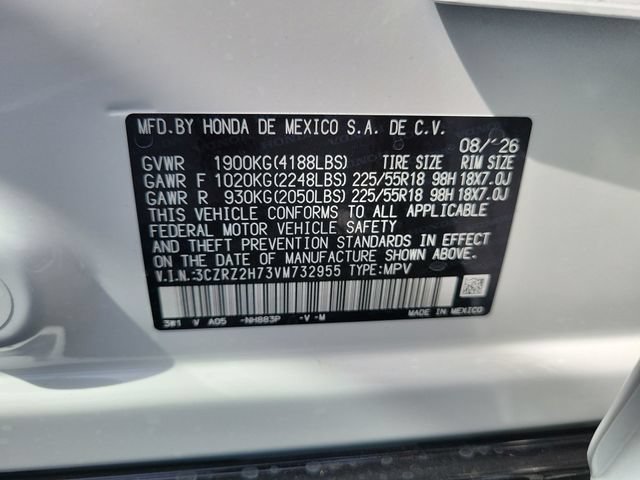 New 2027 Honda HR-V EX-L image 50
