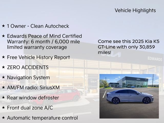 Used 2025 Kia K5 GT-Line AWD/4WD image 11