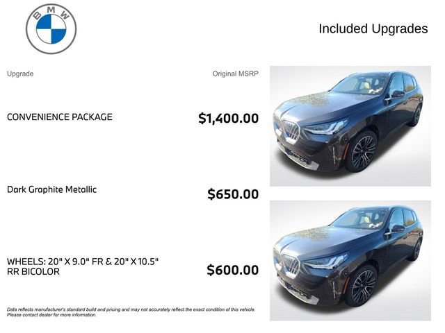 Used 2026 BMW X3 xDrive30 w/ Convenience Package AWD/4WD image 3