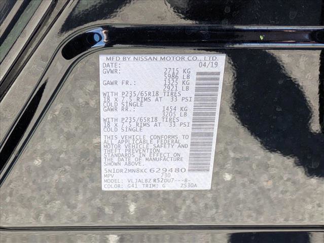 Used 2019 Nissan Pathfinder S FWD image 25