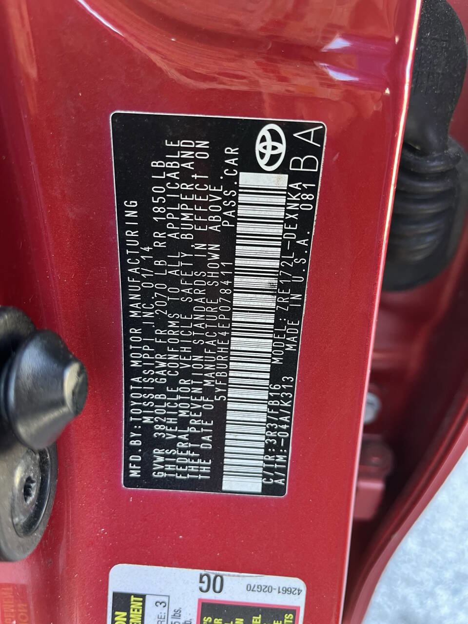 Used 2014 Toyota Corolla L FWD image 16