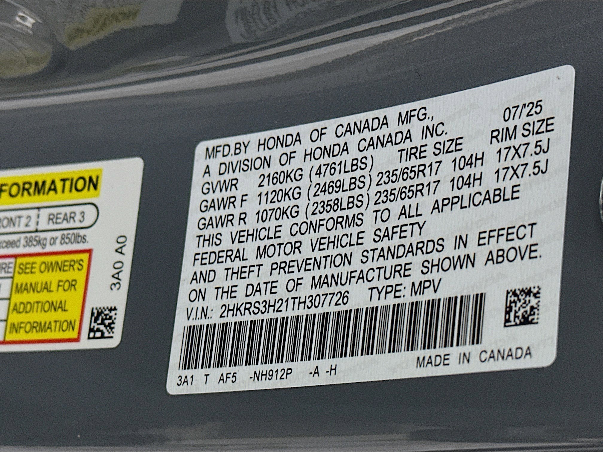 Used 2026 Honda CR-V LX image 12