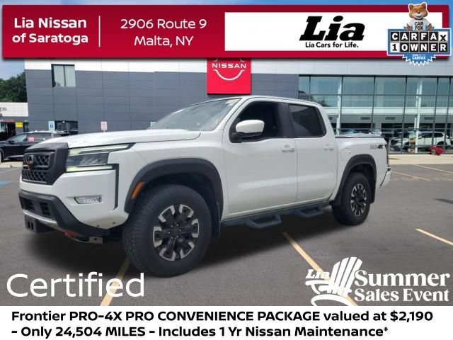 Certified 2023 Nissan Frontier PRO-4X w/ Pro Convenience Package AWD/4WD image 1