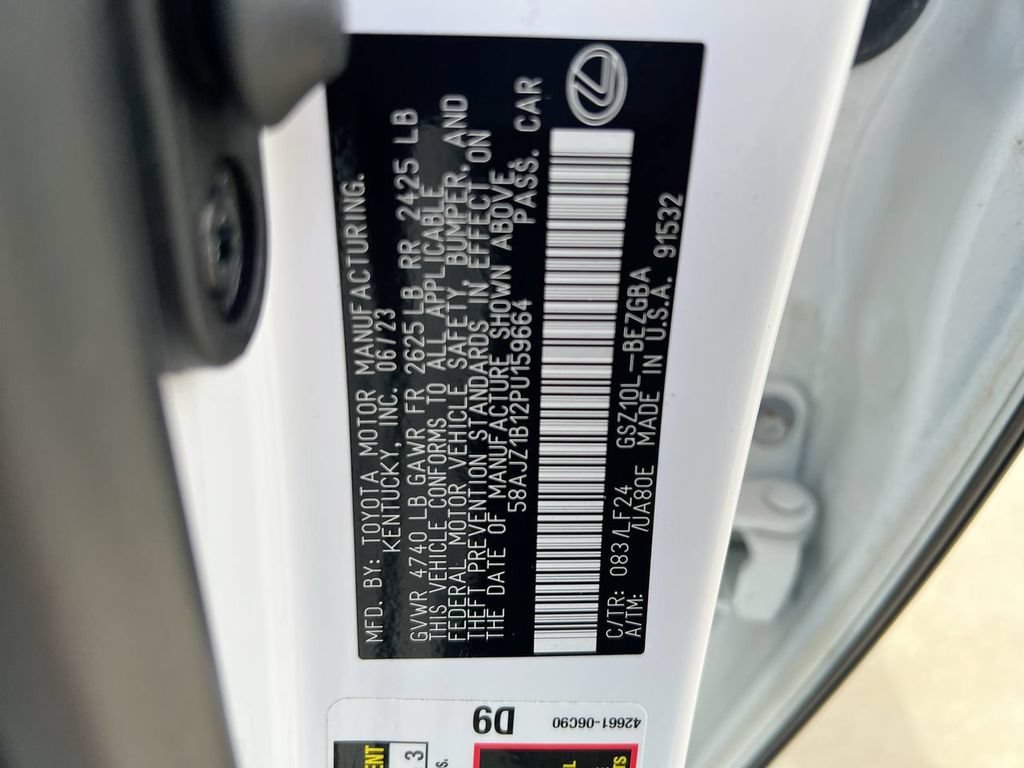 Certified 2023 Lexus ES 350 F Sport w/ Accessory Package (Z2) FWD image 22