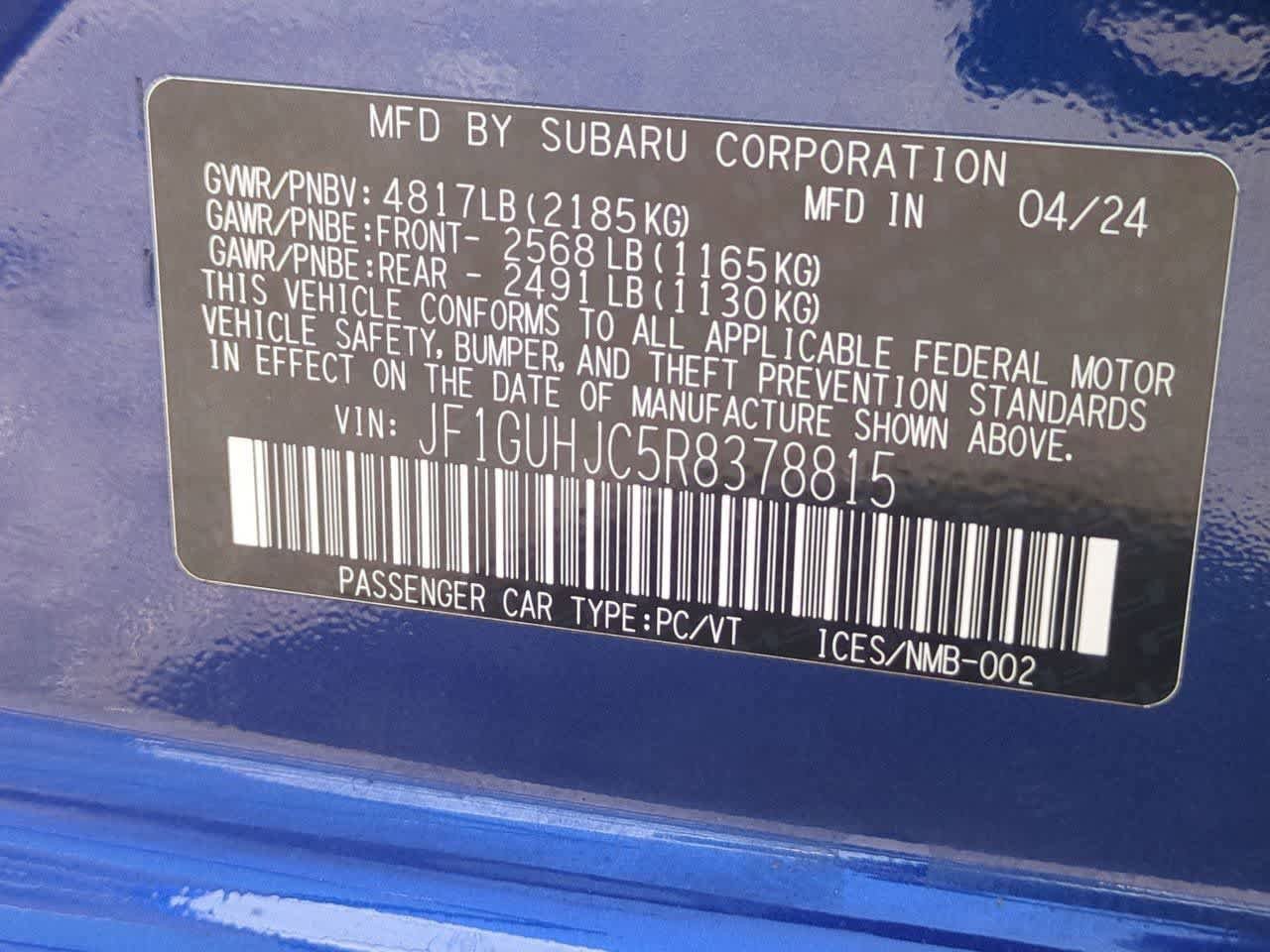 Used 2024 Subaru Impreza RS AWD/4WD image 36