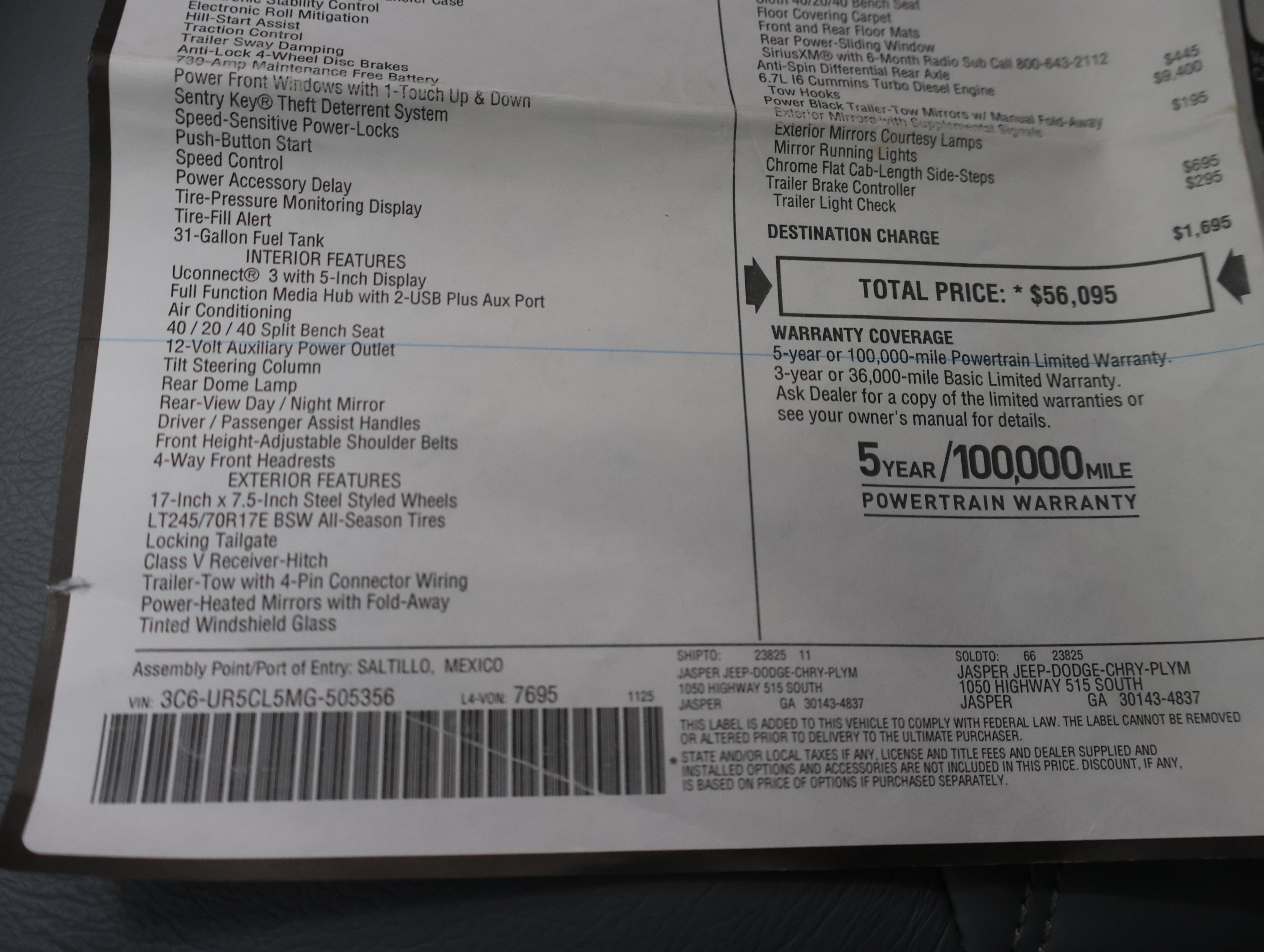 Used 2021 RAM 2500 Tradesman AWD/4WD image 56