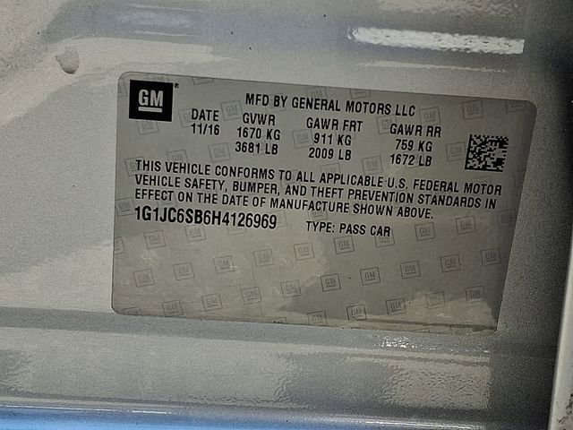Used 2017 Chevrolet Sonic LT FWD image 26