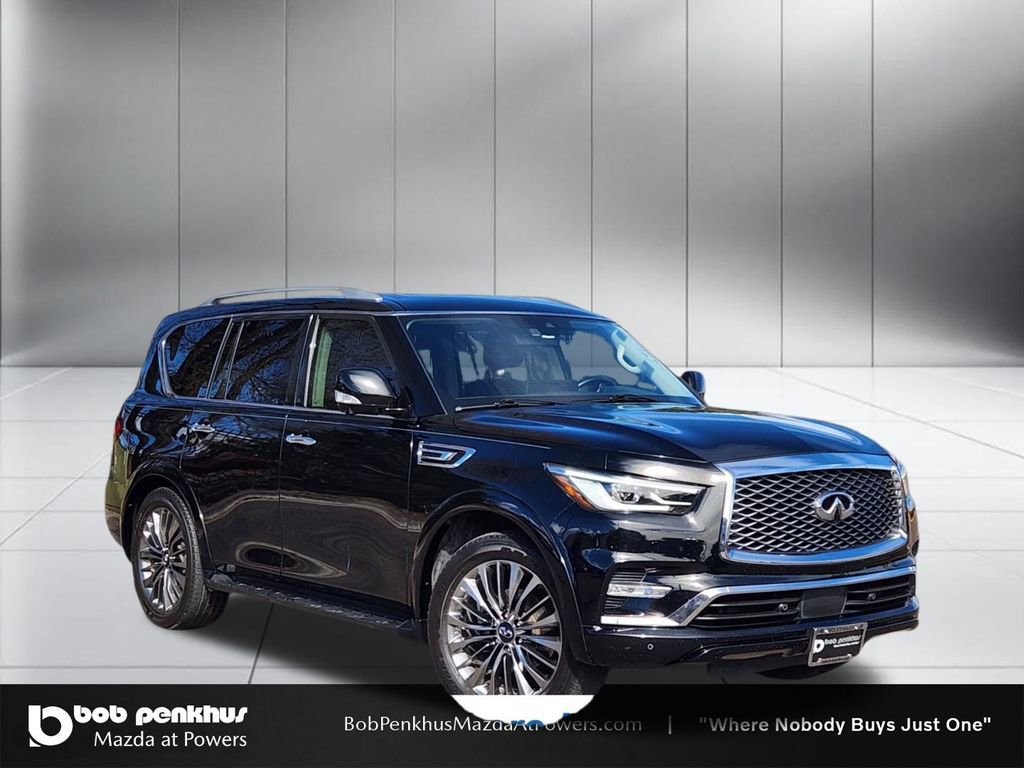 Used 2022 INFINITI QX80 Luxe w/ Cargo Package AWD/4WD image 1