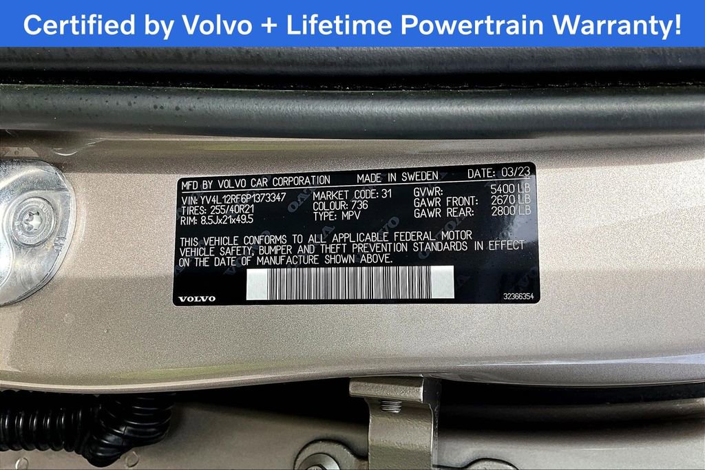 Used 2023 Volvo XC60 B5 Ultimate w/ Protection Package Premier image 45