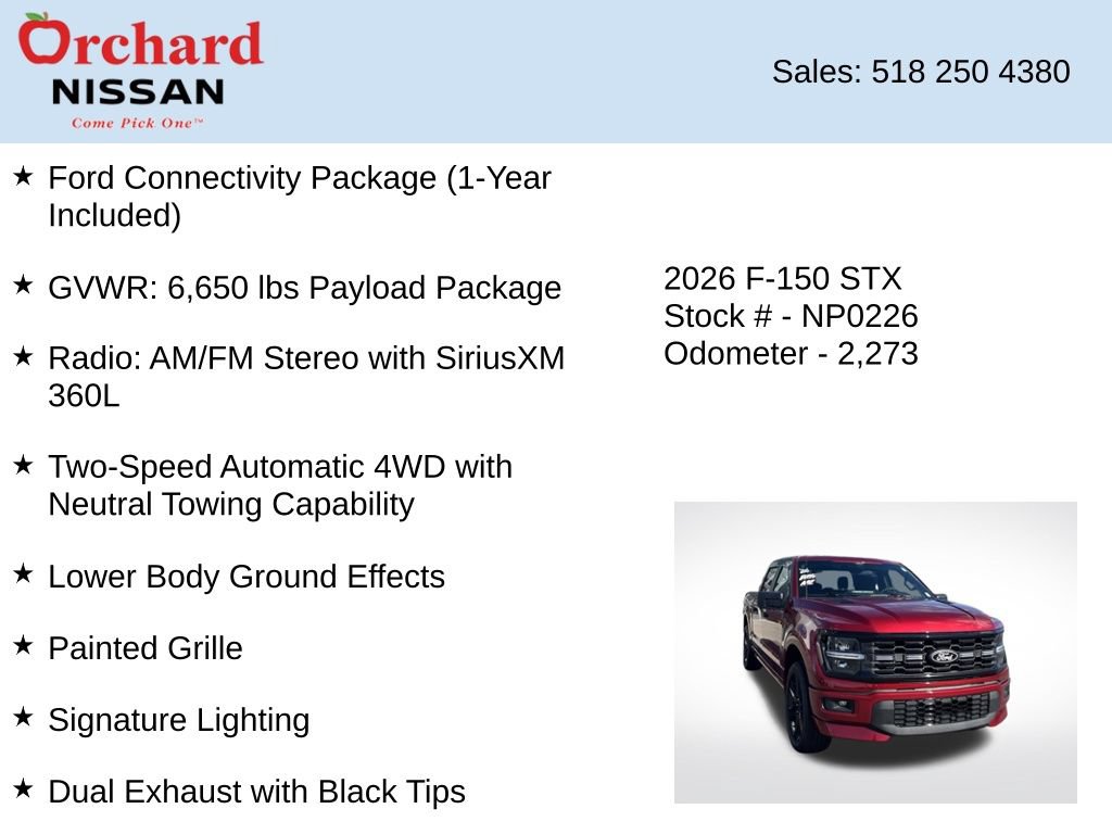 Used 2026 Ford F150 STX w/ F-150 LOBO Package AWD/4WD image 21