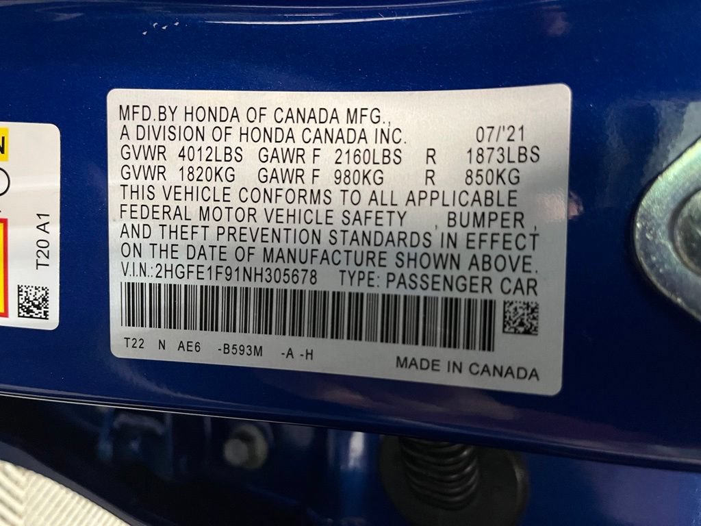 Used 2022 Honda Civic Touring image 24