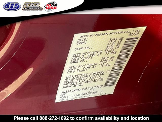 Used 2010 Nissan Armada Titanium w/ DVD Entertainment Pkg image 19