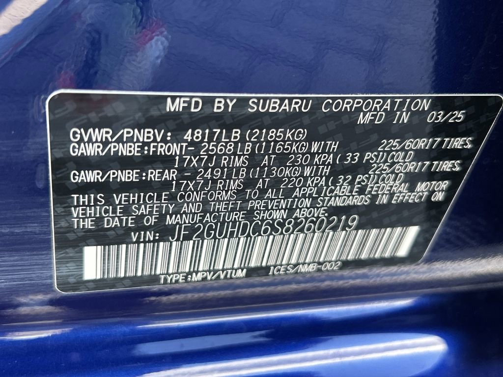 Certified 2025 Subaru Crosstrek 2.0i Premium w/ Popular Package #4 image 31