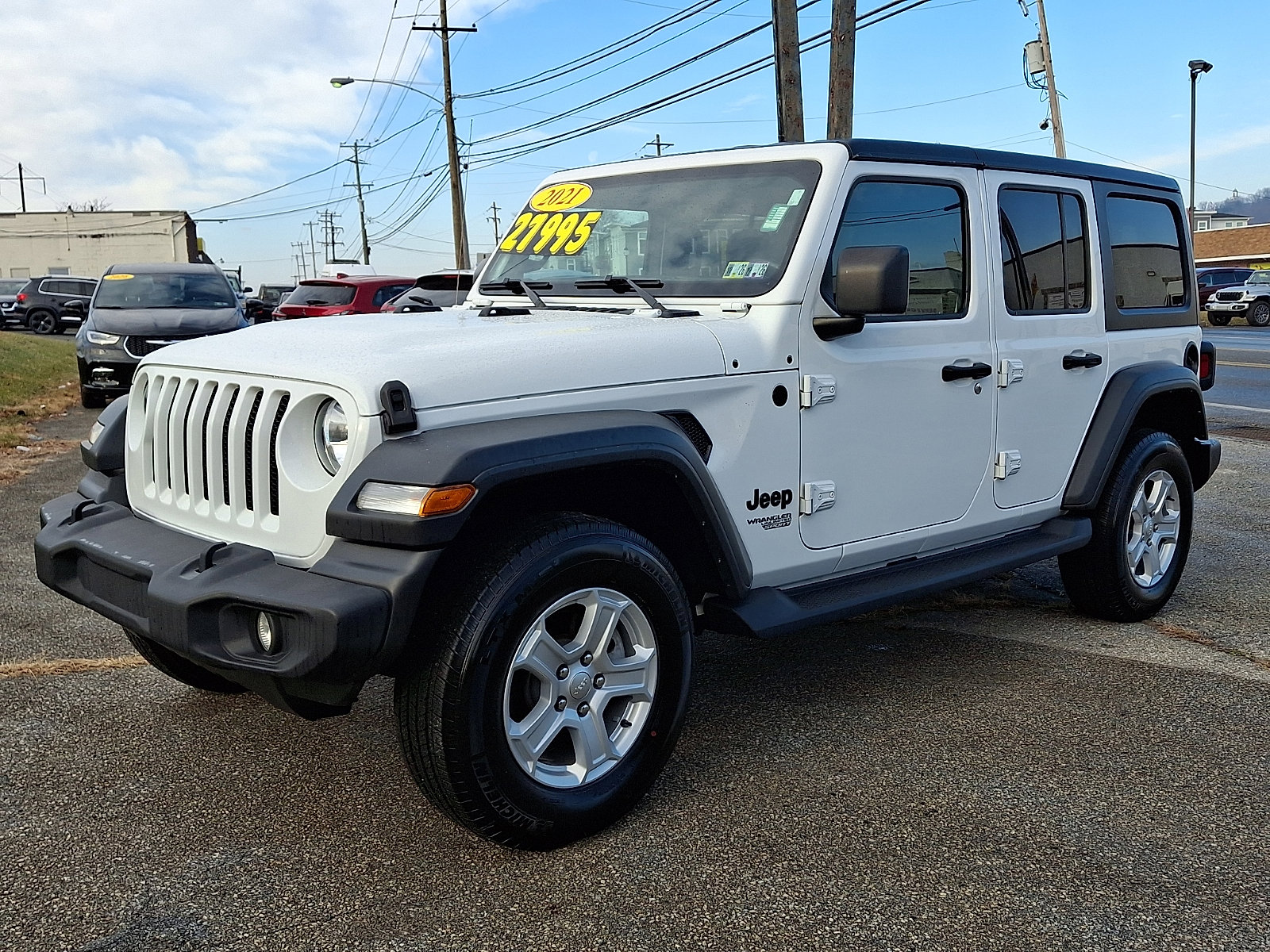 Used 2021 Jeep Wrangler Unlimited Sport image 3