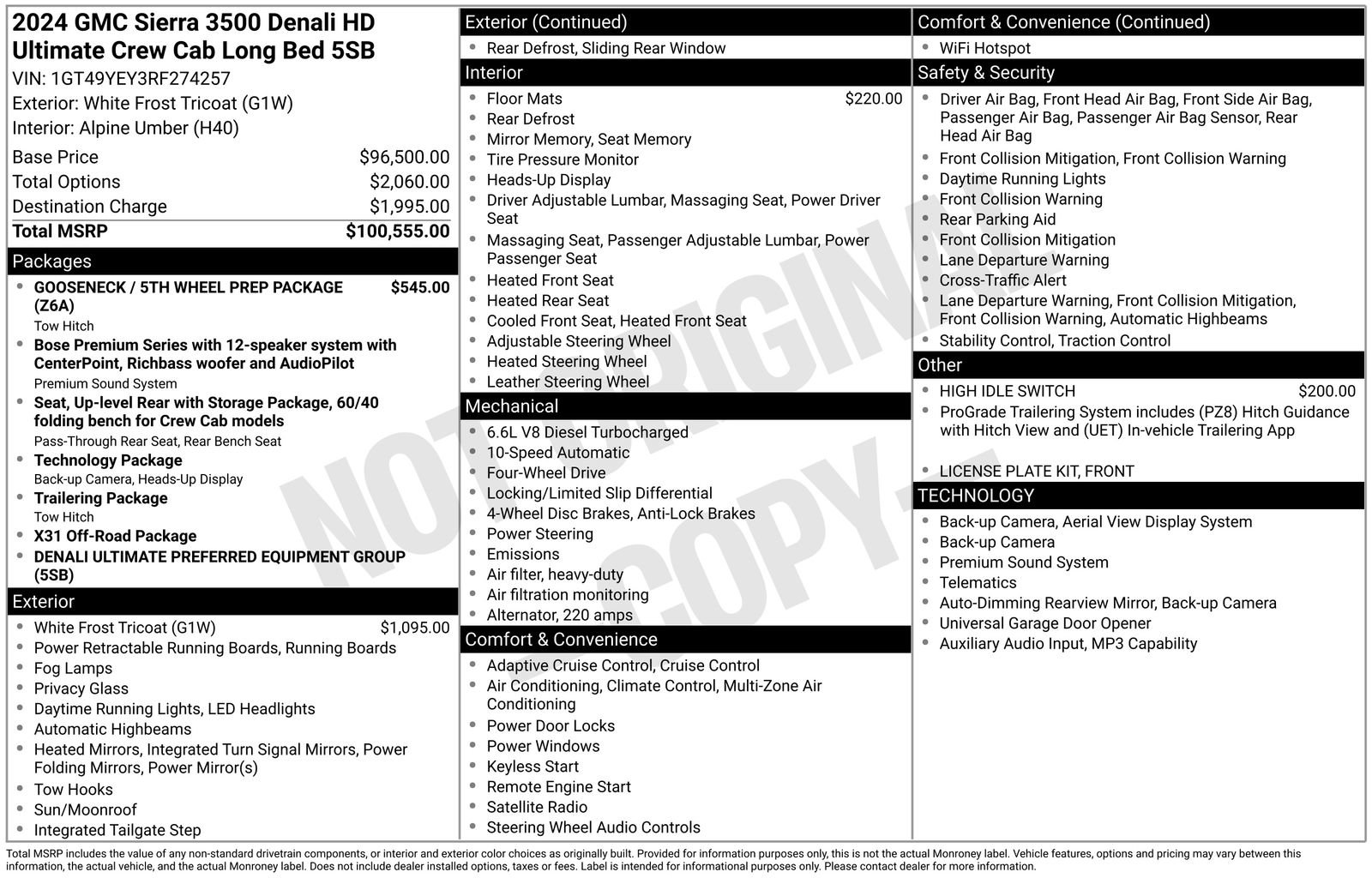 Used 2024 GMC Sierra 3500 Denali Ultimate image 36