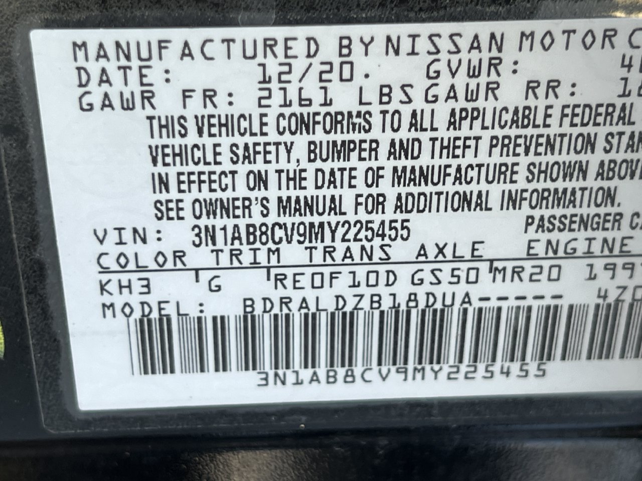 Used 2021 Nissan Sentra SV FWD image 10