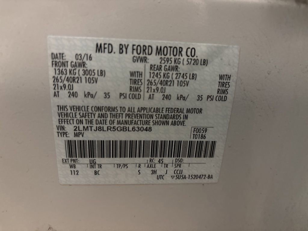 Used 2016 Lincoln MKX Reserve w/ Climate Package image 14