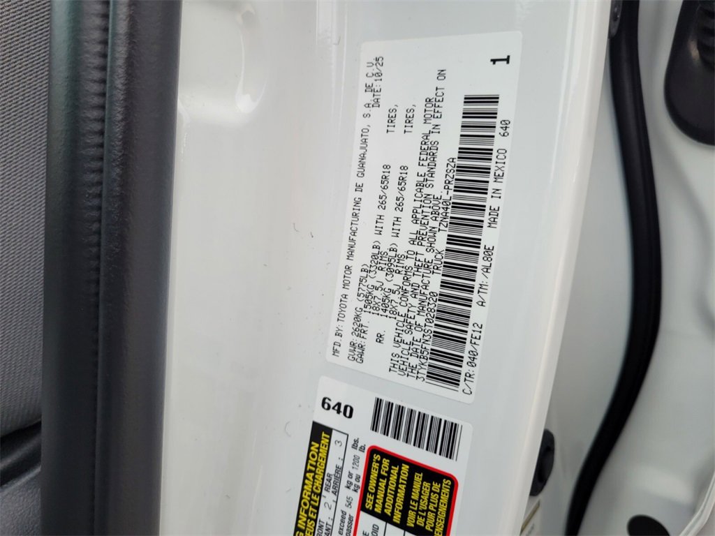 New 2025 Toyota Tacoma TRD Sport image 14