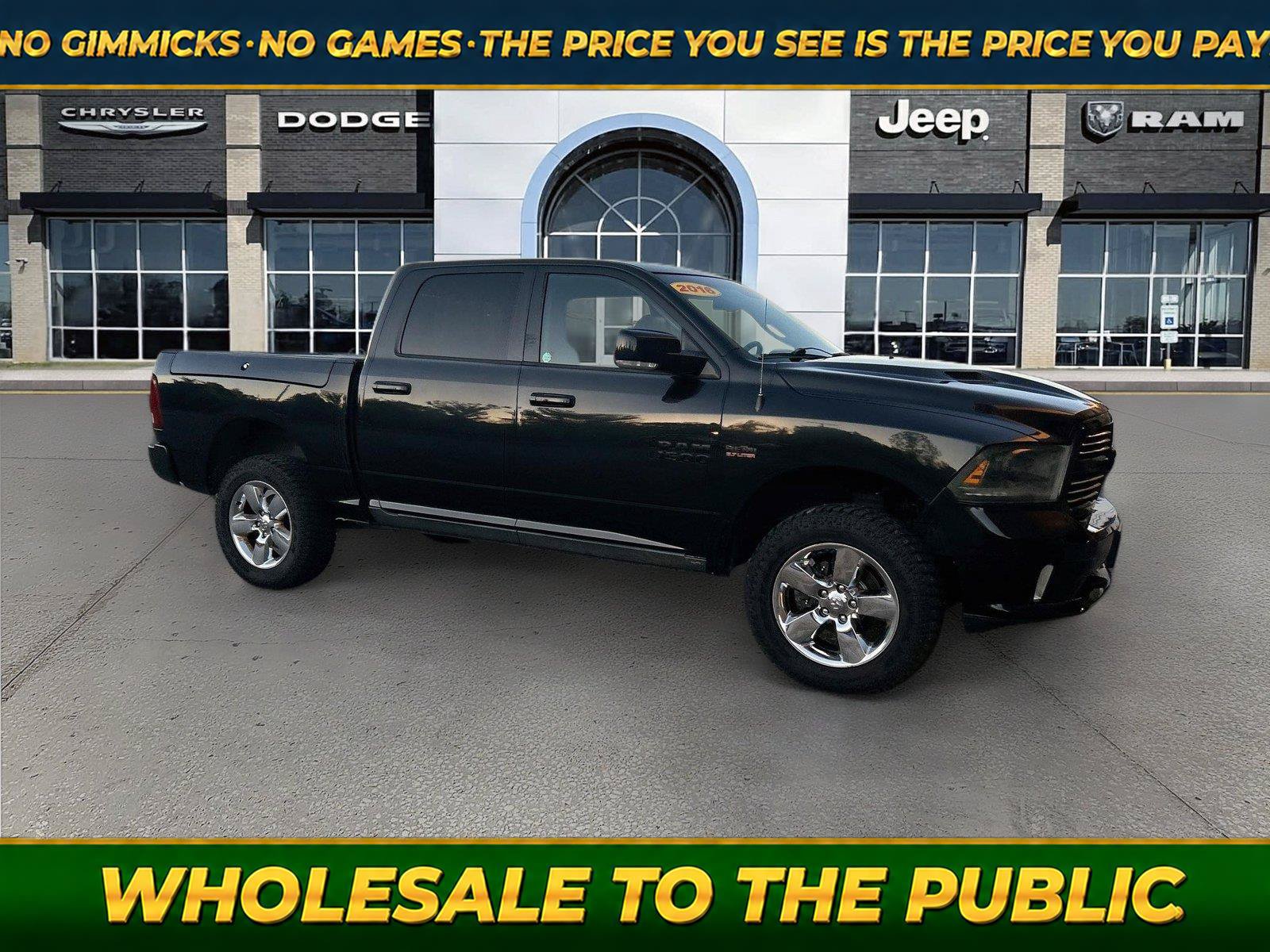 Used 2016 RAM 1500 Sport w/ Black Ram 1500 Sport Group