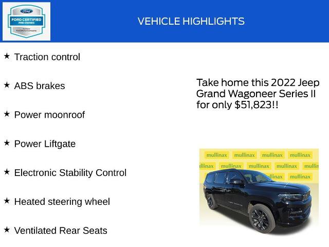 Used 2022 Jeep Grand Wagoneer Series II AWD/4WD image 19