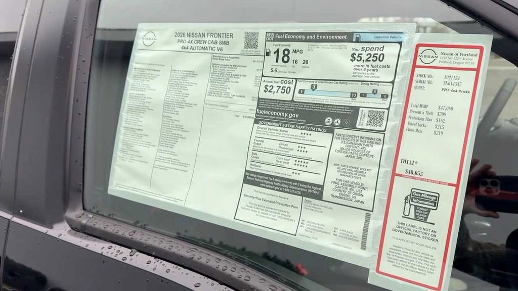New 2026 Nissan Frontier PRO-4X w/ Tow Package AWD/4WD image 6