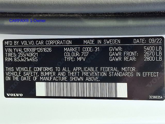 Certified 2023 Volvo XC60 B5 Ultimate w/ Climate Package image 30