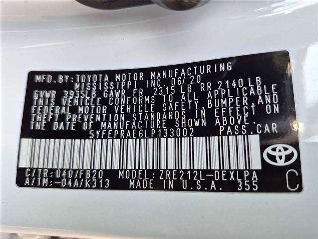 Used 2020 Toyota Corolla LE FWD image 23