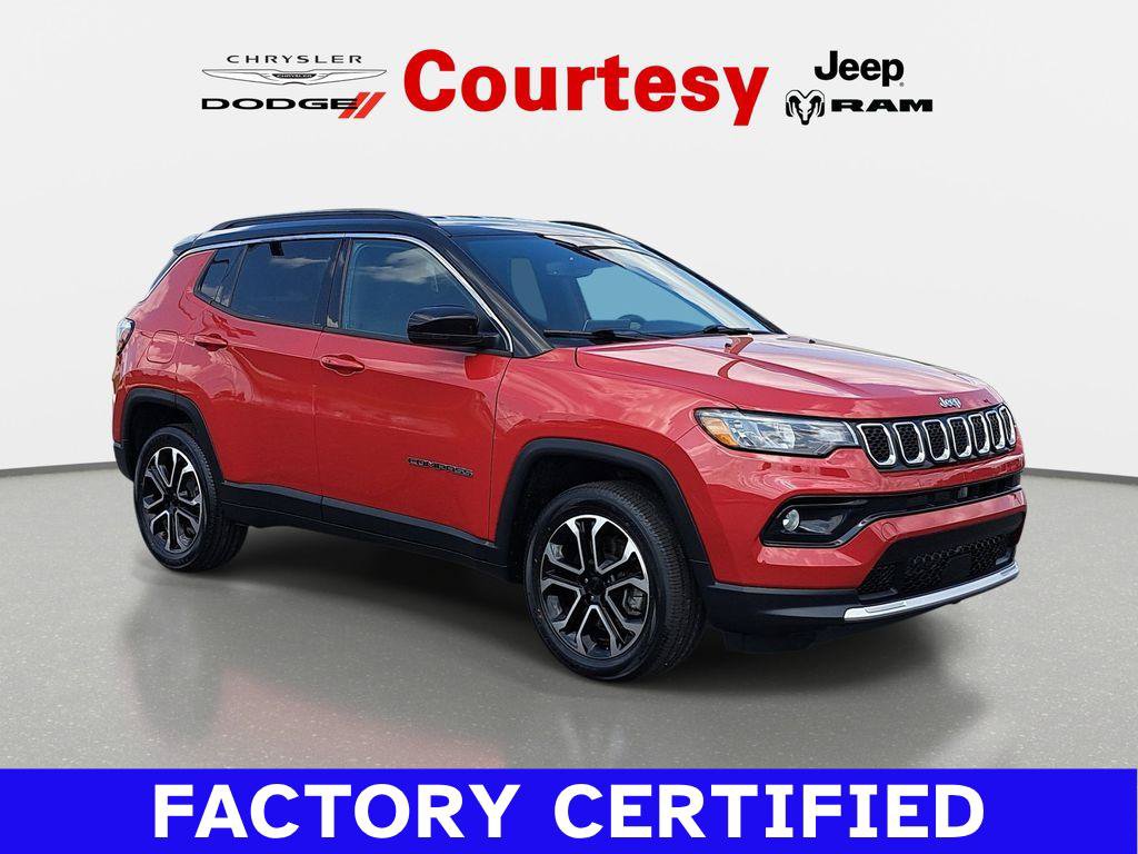 Certified 2023 Jeep Compass Limited AWD/4WD image 1