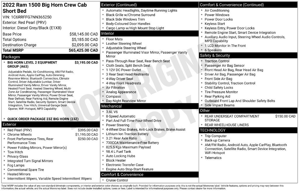 Used 2022 RAM 1500 Big Horn AWD/4WD image 45