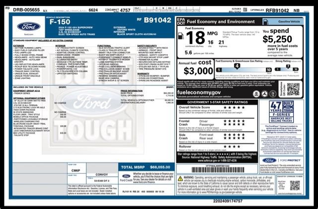 Used 2024 Ford F150 Tremor w/ Bed Utility Package AWD/4WD image 33