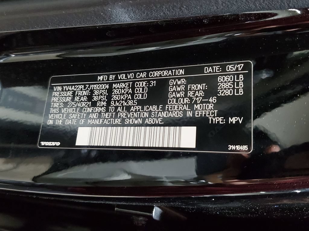 Used 2018 Volvo XC90 T6 Inscription w/ Convenience Package AWD/4WD image 48
