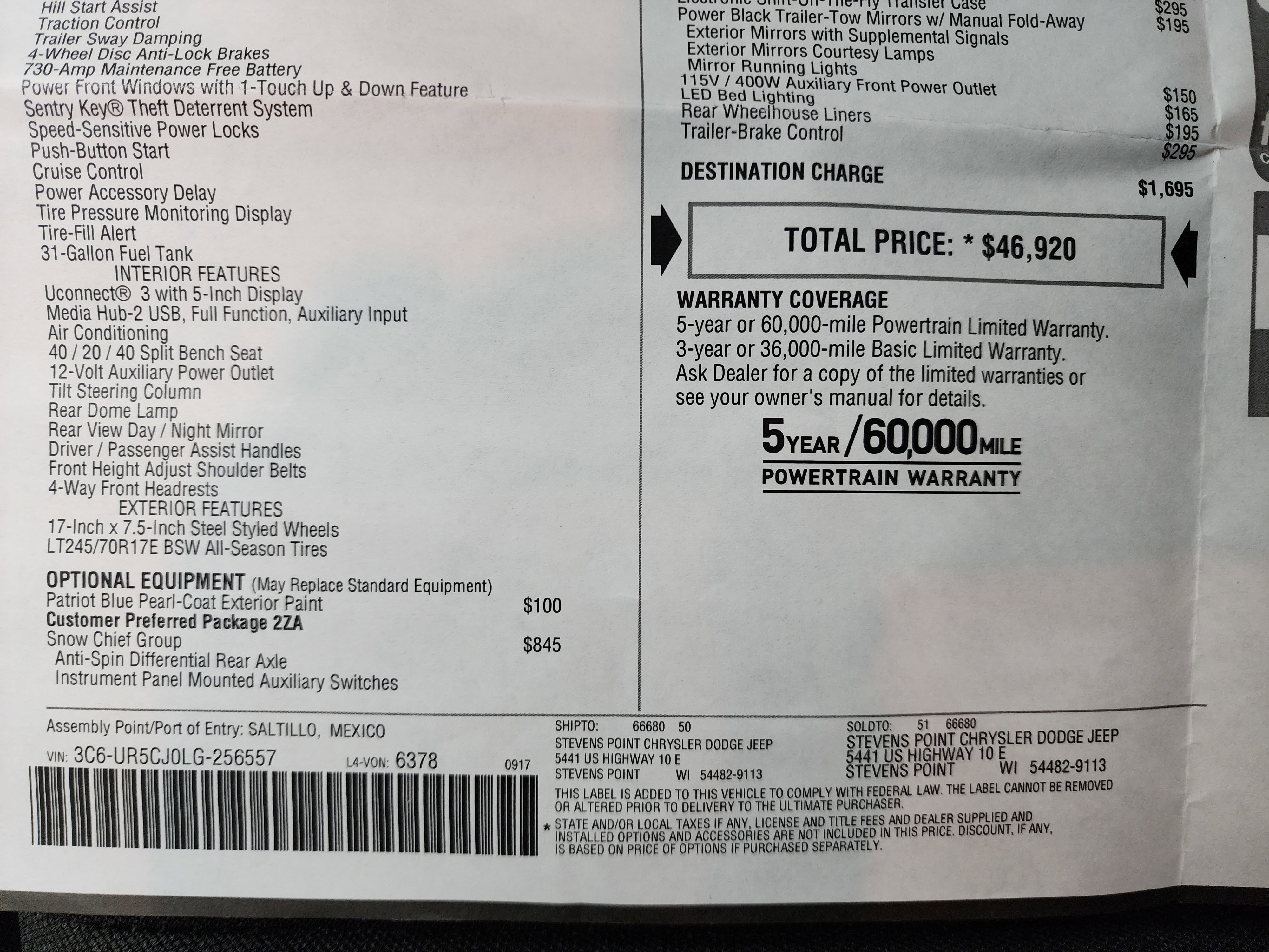 Used 2020 RAM 2500 Tradesman image 45