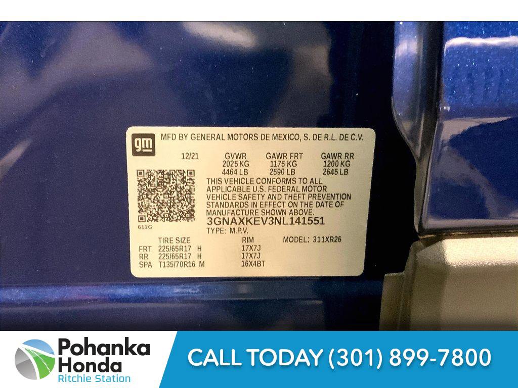 Used 2022 Chevrolet Equinox LT image 35