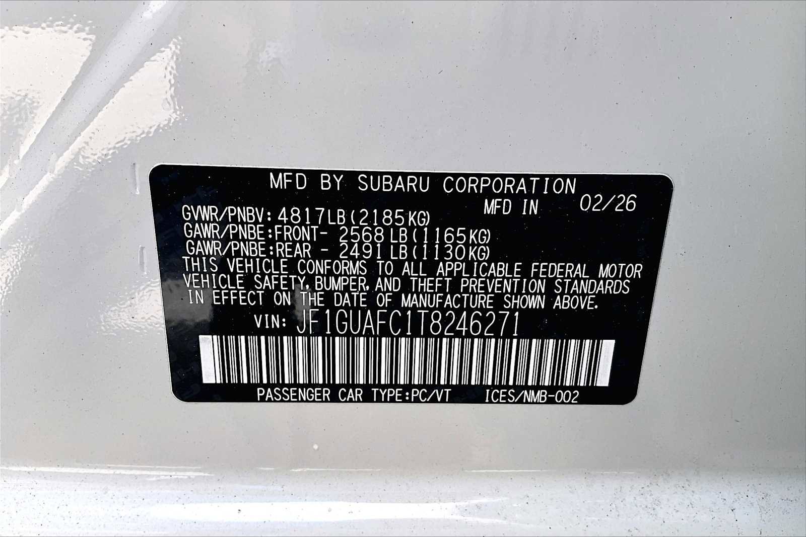 New 2026 Subaru Impreza 2.0i Sport AWD/4WD image 19