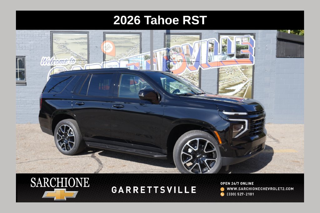 New 2026 Chevrolet Tahoe RST w/ RST Capability Package AWD/4WD image 1