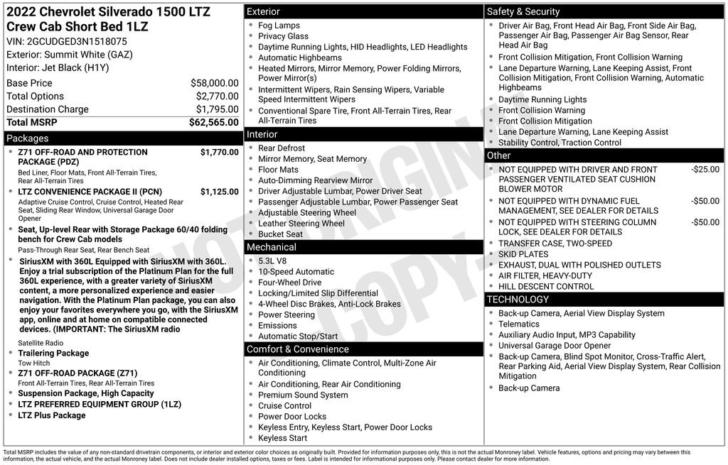 Used 2022 Chevrolet Silverado 1500 LTZ AWD/4WD image 29