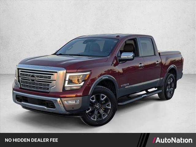 Used 2021 Nissan Titan Platinum Reserve w/ Off Road Protection Package AWD/4WD video 1