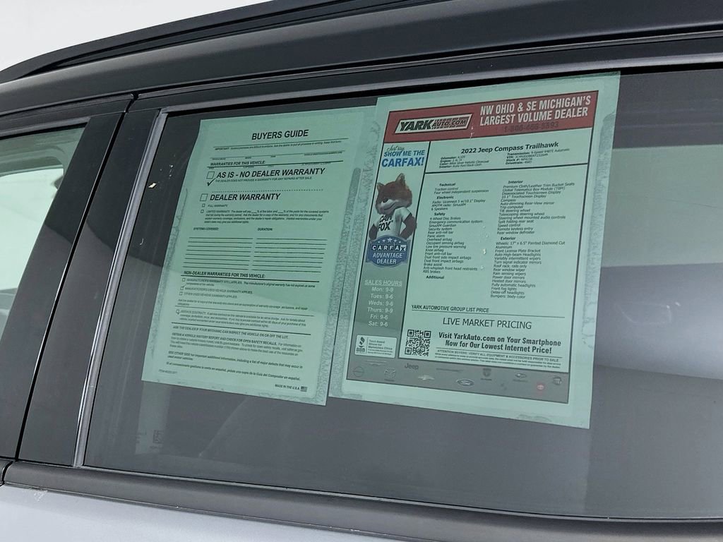 Used 2022 Jeep Compass Trailhawk image 14