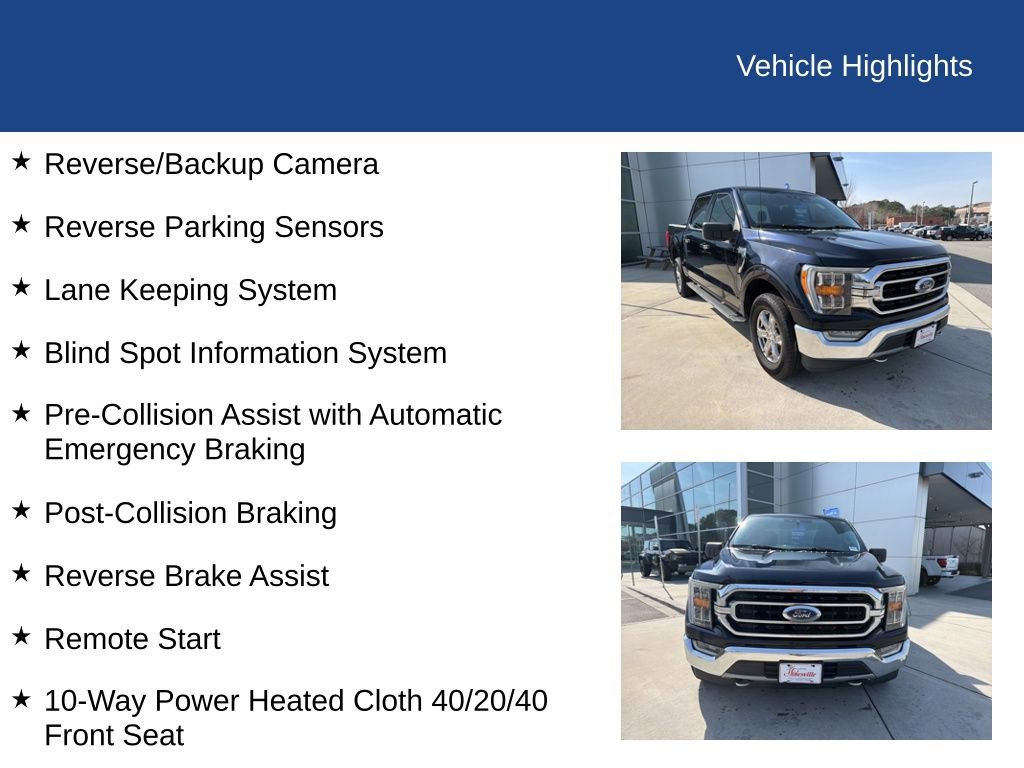 Used 2021 Ford F150 XLT w/ Equipment Group 302A High image 29