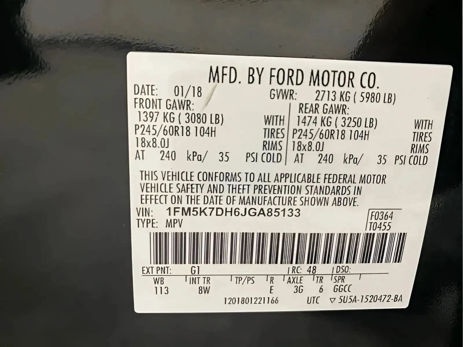 Used 2018 Ford Explorer XLT w/ Equipment Group 201A FWD image 24