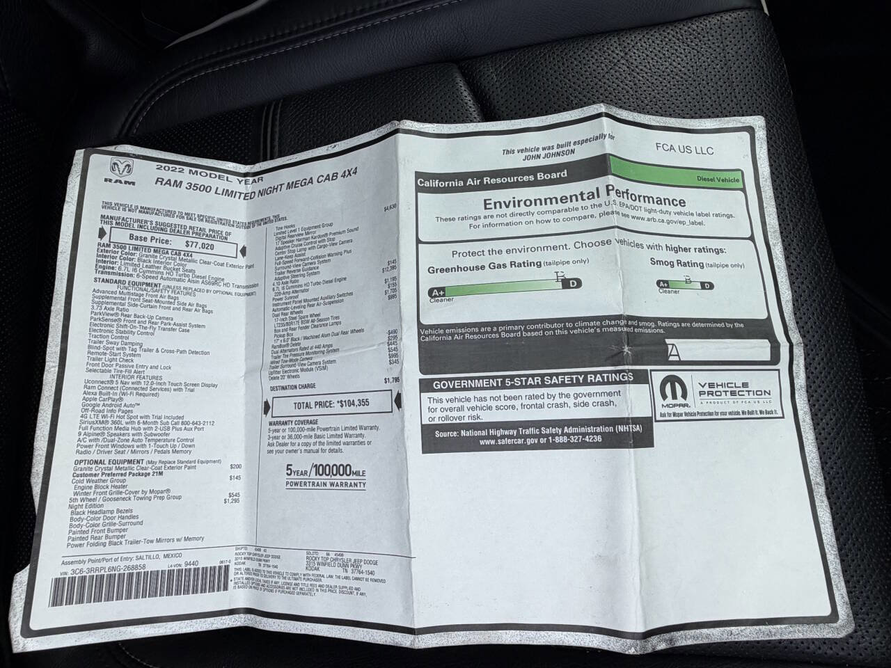 Used 2022 RAM 3500 Limited image 20