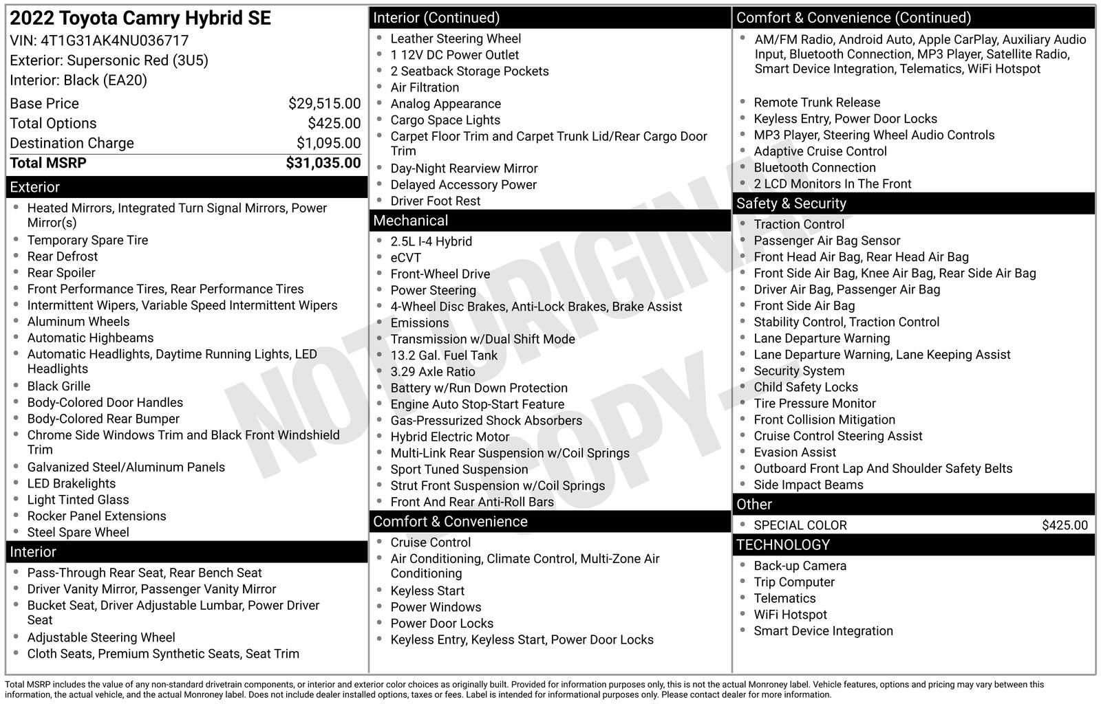 Used 2022 Toyota Camry SE image 13