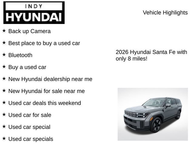 New 2026 Hyundai Santa Fe SE AWD/4WD image 7