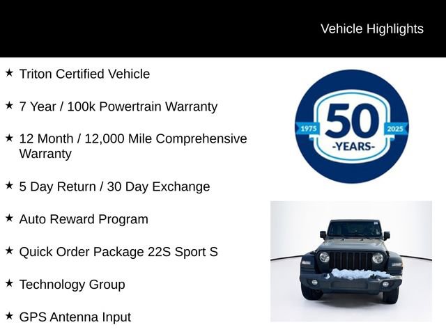 Used 2021 Jeep Wrangler Sport S image 5