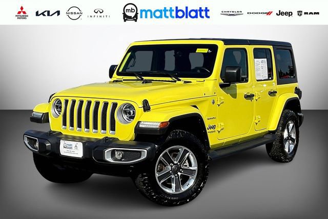 Used 2022 Jeep Wrangler Unlimited Sahara w/ LED Lighting Group