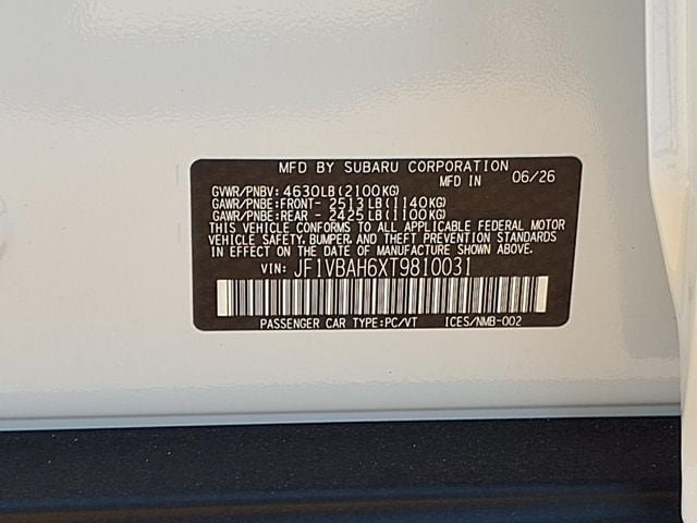 New 2026 Subaru WRX Premium AWD/4WD image 9