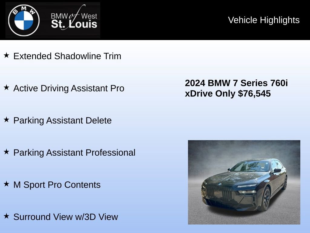 Used 2024 BMW 760i xDrive w/ Executive Package image 31