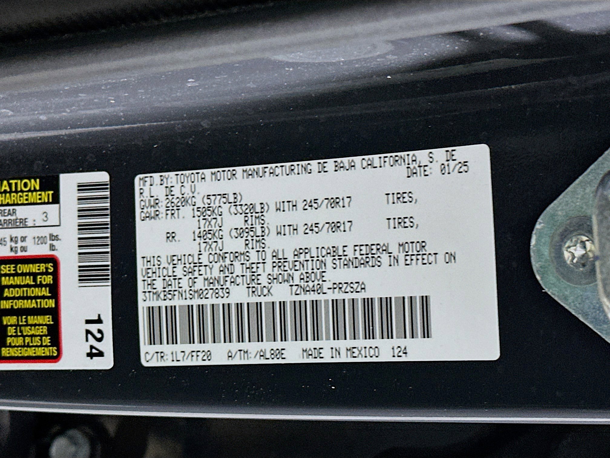 Used 2025 Toyota Tacoma SR5 RWD image 12